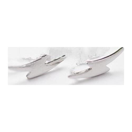 Fashion lightning stud earrings, Z shape of lightning stud earrings for women