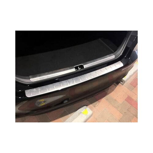 Stainless Outer + Inner Rear Sill Bumper Cover Plate 2pcs for Toyota Camry 2018