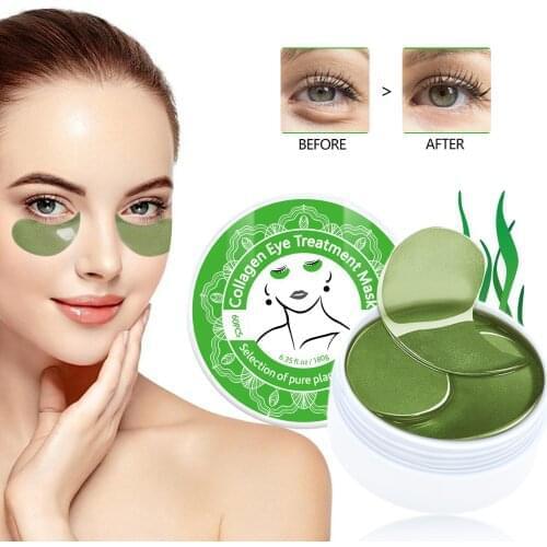 60pcs Crystal Collagen Eye Mask Remove Dark Circles Gold Eye Patches Moisturizing Vanti-aging Relieve Fatigue Hydrating Eye Care