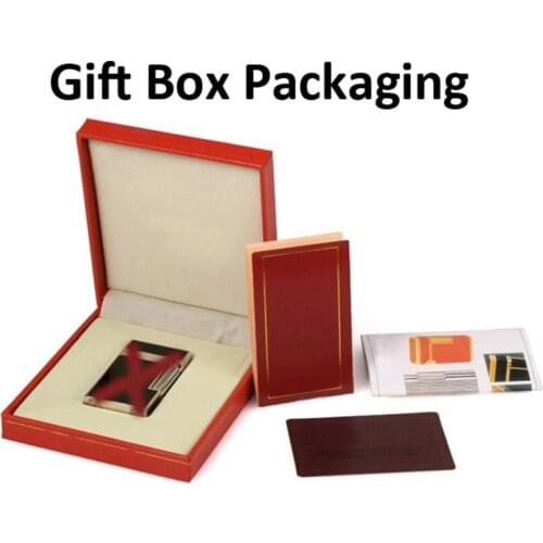 Gift Box with Handbook Pack for Men Gift Smoking Lighter Case Accessories