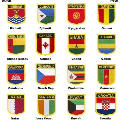 USA Applique Iron On Sew On Patch National Applqiue Iron On Sew On Emblem Army Military Badge