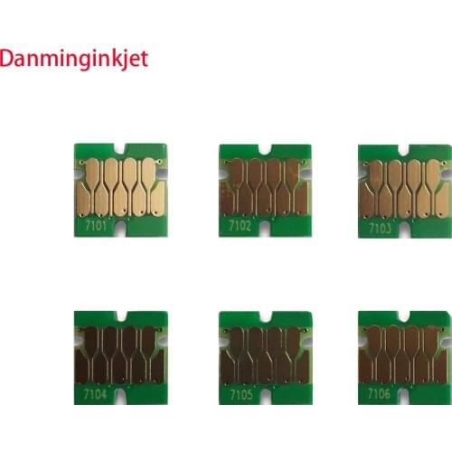 T7101-T7106 one time chip for epson surelab D3000 ink cartridge