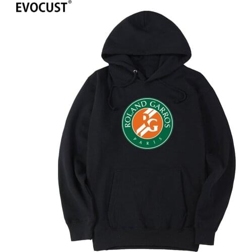 Roland Garros French paris Open men Hoodies Sweatshirts women unisex Combed Cotton