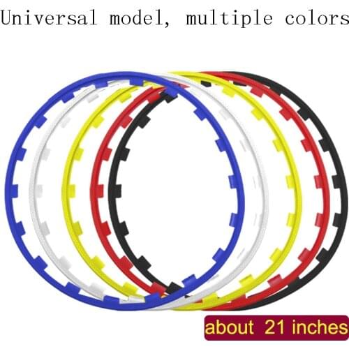 For Tesla 3Car Wheel Protection Wheel Sticker Decorative Strip Rim / Tire Protection Care Cover Drop Boat Car Shape Modification