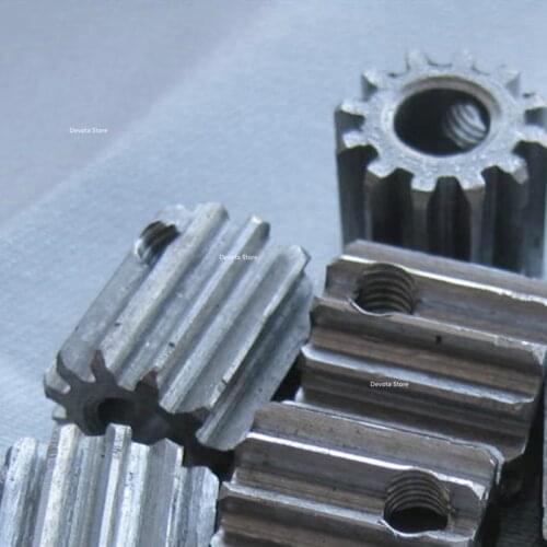 1M 12T 6MM Steel Gear 14MM Thickness M4 Model Parts