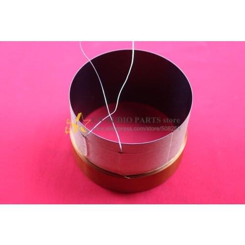 1 pcs ID: 74.88mm 75mm black aluminous woofer bass loudspeaker speaker 4 ohm voice coil - 4 layer coil
