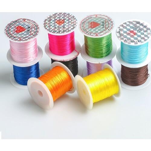 10M/Roll 0.6mm Stretchy Elastic Cords Bracelet Necklace Crystal Line String Beading Fishing Thread Transparent Rope DIY Handmade
