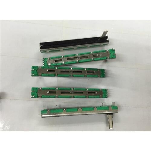 10PCS B10K B103 B mixer fader B10K 7.5CM 75MM B10KX2 B50KX2 B100KX2 Slide potentiometer
