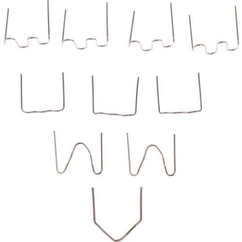 100pcs Hot Stapler Staples For Plastic Welder Repair Melt Hot Welding Machine Welding Bumper Car Repair Tool