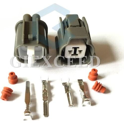 2 Sets 2 Pin 6181-0070 6189-0129 Automotive Cable Plug Horn Wire Socket For Excelle BYD BUICK Honda CITY Rear Door Lock Motor