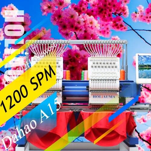 3 Years Quality Warranty!!!High Speed Serve Motor 1 Head 15 Needle Similar Brother/Swf Pe800 Embroidery Machine Prices