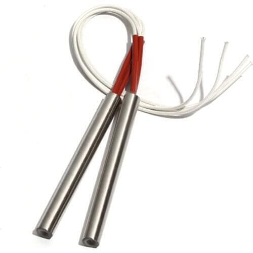 5PCS 14mm Diameter 140~160mm Length 304SS 110V/220V/380V Single Head Dual Electric Heating Tube 600/620/650/680/700W Heater Part