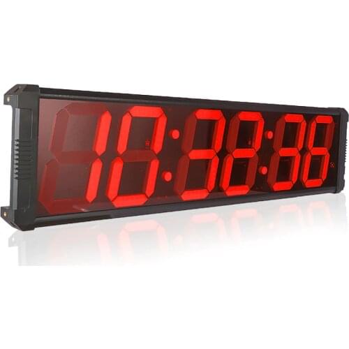 Large Indoor Digital Race Timing Clock LED Wall Clock With Stopwatch And Countdown Timer Alarm Clocks