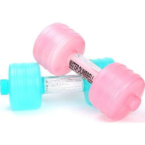Body Building Water Dumbbell Weight Dumbbells Fitness Gym Equipment Yoga For Training Sport Plastic Bottle Exercise