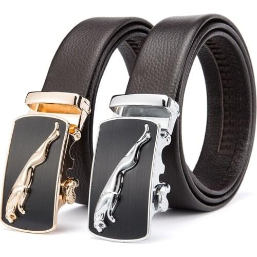 2021 Famous Brand Belt Men Top Quality Genuine Luxury Leather Belts for Men Strap Male Metal Automatic Buckle men belts
