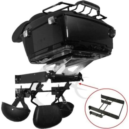 Motorcycle Wall Mount Trunk Storage Rack For Harley Touring Trunk Tour Pak Pack Backrest Accessory