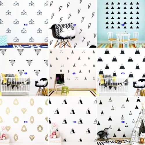 NEW Desgin Pattern Wall Sticker Vinyl Decals For Kids Room Decorations Decal Home Decor Children House Wall Art Wallpaper