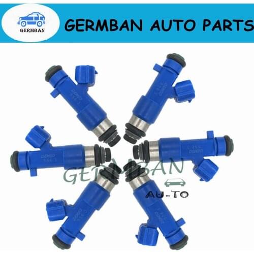 New Manufactured 6Pcs Fuel Injectors 16600-38B0A 16600-JF00A 16600JF00A For Nissan 350Z Z33 370Z Z34 GTR Skyline Stagea RB25DET