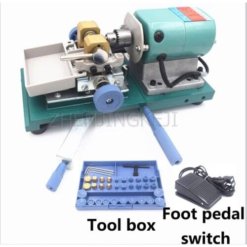 Pearl Punching Machine Multifunction Buddha Bead Drilling Machine Round Bead Wooden Beads Driller 220V/360W Electric Punch Tools