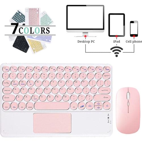 Mini Keyboard and Mouse Combo For iPad Pro Xiaomi Samsung Huawei Tablet Android IOS Portable Wireless Bluetooth Keyboard Teclado