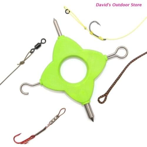 Fishing Puller Knot Tool 4 in 1 Multifunction Outdoor Fishing Puller Knot Tool Fish Hook Knot Tool Fishing Tackle