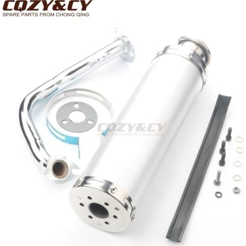 Scooter high performance exhaust pipe for Aprilia Area 51 Gulliver Rally 50 SR 50 Netscaper Racing Stealth Sonic 50cc 2T LC