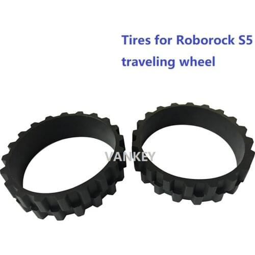 Repair Part Tires for Roborock S5 S50 S51 S55 Robot Vacuum Cleaner Traveling wheels Spare Part Wheel Tires