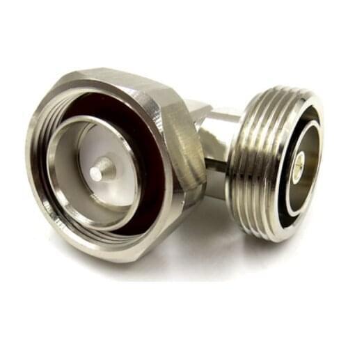 1pcs 7/16 L29 Din Male to Female Right Angle RF Coaxial Connector Adapters