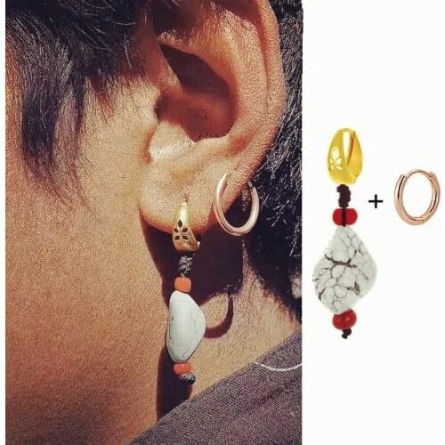 2020 fashion new ethnic Tibetan Ding Zhen Earrings trend style high quality retro Earrings