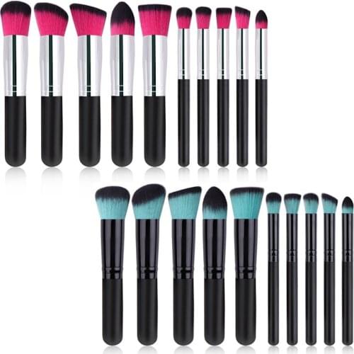 2021 New 10/1Pcs Portable Fashion Multifunctional Soft Makeup Brush Set 3cm/1.2inch Wood Makeup Tool
