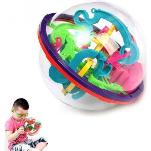 Kinderen Speelgoed 3D Maze Ball 2017 Newest Design Intellect Ball Childrens Educational Toy Baby Puzzle Toy random color