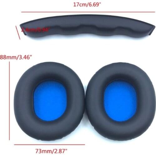 448F Ear Pads Compatible with HD8DJ HD6MIX Sponge Headphones Soft Foam Ear for Earphone Accessories Replace Parts Cover