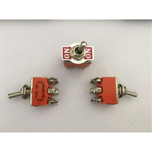 5/10pcs 6 Pin ON-ON Two Position Toggle Switch 15A/250VAC Rocker Switch