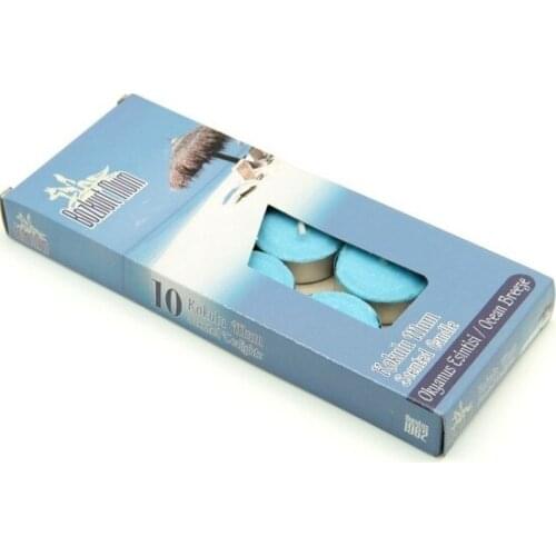 Piyop Scented Tealight Candle 10Lu Ocean Breeze candles and scents свечи и ароматы velas y aromas