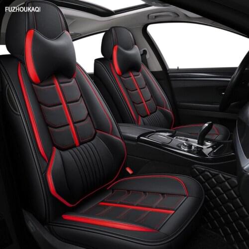 Front+rear leather car seat covers for Mazda 3 6 2 C5 CX-5 CX7 323 626 Axela Familia car automobiles accessories cushion
