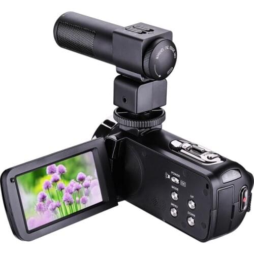 Full hd 1080p home use digital video camera with 3.0'' touch display and 16x digital zoom mini DV