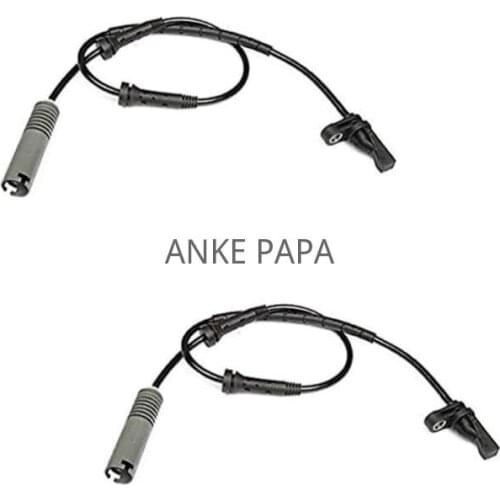 2PCS Fits BMW 1 3 Series Front Wheel ABS Speed Sensor E81 116i 118i 118d 120d 120i E90 320si E91 318i 34526762465