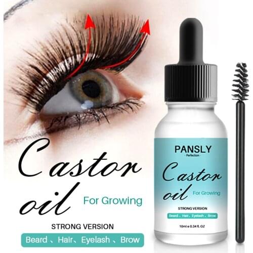 Natural Organic 10ml Castor Oil Hair Essence for Eyelashes Growth,Hair Regrow Hair Growth Essence