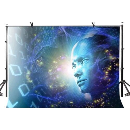 150x220cm Artificial Intelligence Backdrop Imaginary Artificial Intelligence Photography BackgroundPhoto Screen