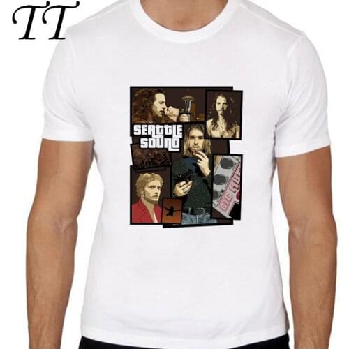 Soundgarden T shirt Hip Hop Style New Original Design T-shirt Cool Fashion Man women tshirt Color TMM2578