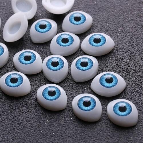 20Pcs Funny Plastic Doll Eyes Animal Toy Puppet Making Dinosaur Eyes DIY Toy Eyes Safety Craft Accessories