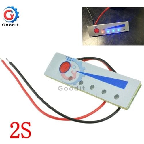 2S 8.4V Lithium Battery Capacity Indicator 16.8V Battery Power Display Board Tester Li-po Li-ion Pack LED 3 Cells Battery Indica