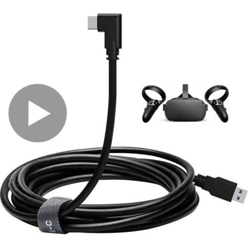 Cable USB Type C To USB Type C 5M 3.1 for Oculus Quest 2 Link Virtual Reality VR Glasses Headset Helmet Gaming Game Accessories
