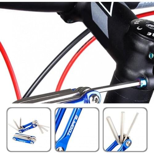 Multi-functional Bicycle Tool Shock Absorbing Mini Wrenches Set for Home Repairing