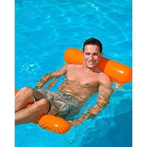 Foldable Water inflatable mattress Floating Hammock AIRBED Floating Water Pad Mat