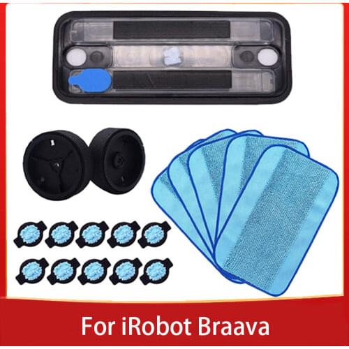 Robot wheel tire mop cloth water cap Replacment for iRobot braava 320 380 381 380T 390 390T Mint 4200 4205 5200 5200C