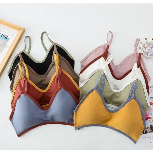 Open Back Tank Top Brassiere Comfortable Seamless Bra For Women Wirefree Underwear Sexy Backless Bralette