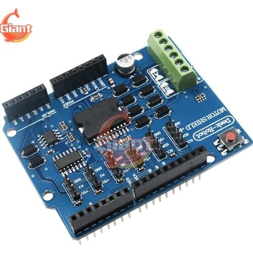 L298P Motor Drive Expansion Board L298P Shield R3 DC Motor Driver Module 2A H-Bridge 2 Way 5V to 12V For Arduino UNO R3 2560 NW