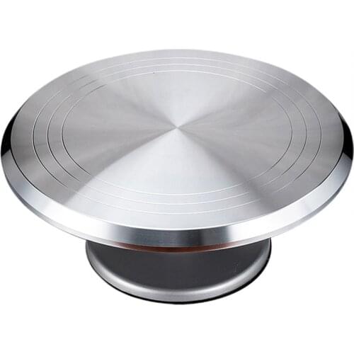 Cake Stand Baking Tool 12 Inch Mounted Cream Cake Table Turntable Rotating Table Stand Base Turn Around Decorating Table