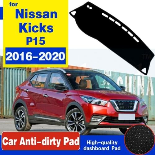 For Nissan Kicks 2016 2017 2018 2019 2020 P15 Anti-Slip Mat Dashboard Cover Pad Sunshade Dashmat Protect Carpet Car Accessories